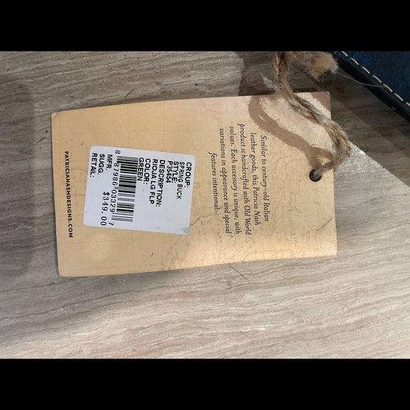 Absolutely GORGEOUS Patricia Nash purse. Dark turquoise fur with black leather. - Picture 7 of 9